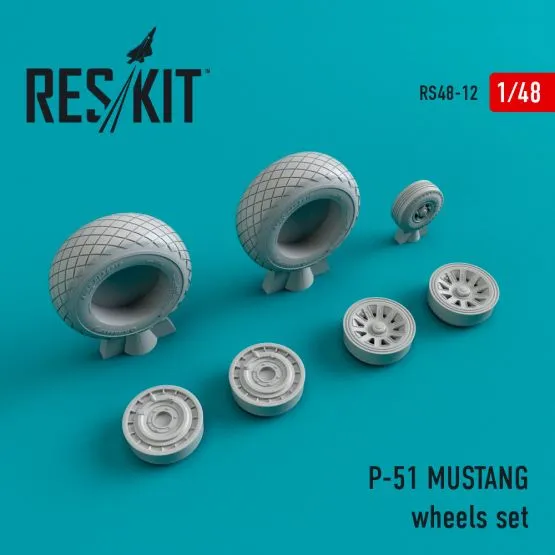 P-51 MUSTANG wheels set 1:48
