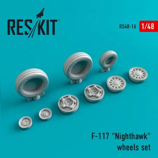 F-117 Nighthawk wheels set 1:48
