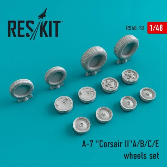 A-7 A/B/C/E Corsair II wheels set 1:48