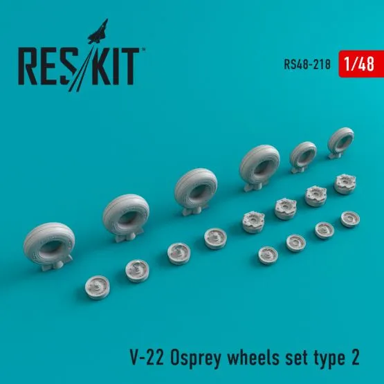 V-22 Osprey Type 2 wheels set 1:48