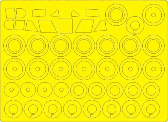 B-52G BASIC mask for Modelcollect 1:72