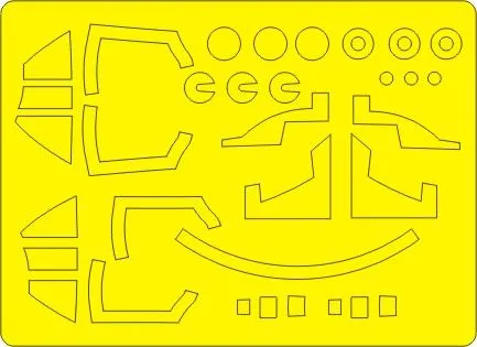 Harrier FRS1, FA2 EXPERT mask for Airfix 1:72
