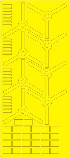 Avro Shackleton AEW.2 PROPELLERS mask 1:72