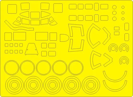 Avro Shackleton AEW.2 mask for Revell 1:72