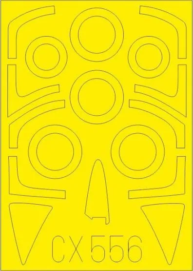 Buccaneer S.2C mask for Airfix 1:72