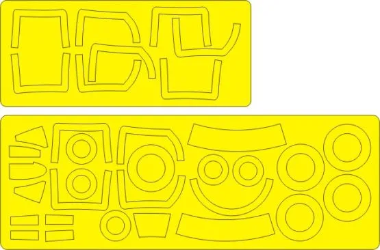 B-57B /G ADVANCE mask for Italeri 1:72