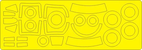 B-57B /G BASIC mask for Italeri 1:72