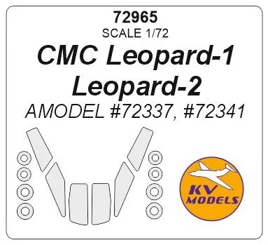 CMC Leopard-1/2 mask for Amodel 1:72