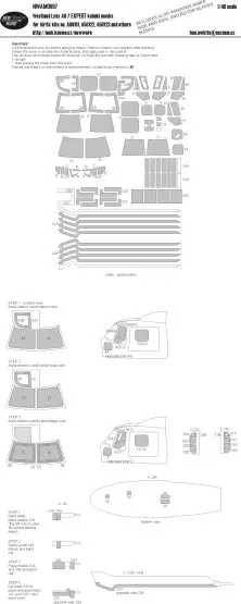 Westland Lynx AH-7 EXPERT mask for Airfix 1:48