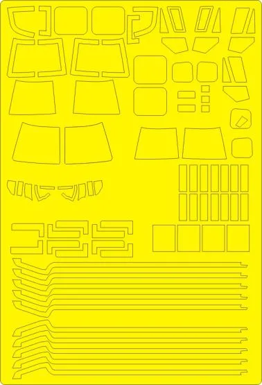 Westland Lynx AH-7 EXPERT mask for Airfix 1:48