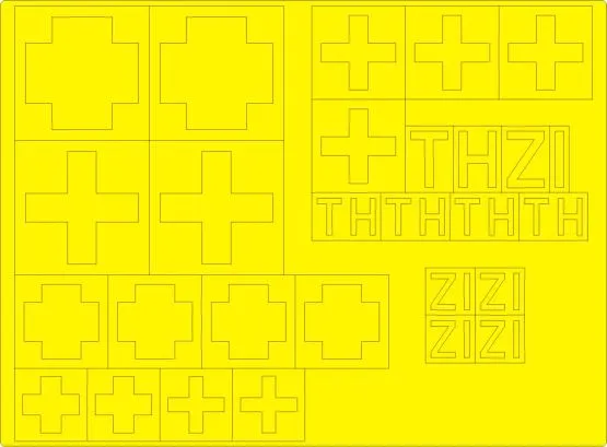 He 111Z-1 THZI NATIONAL INSIGNIA 1:48