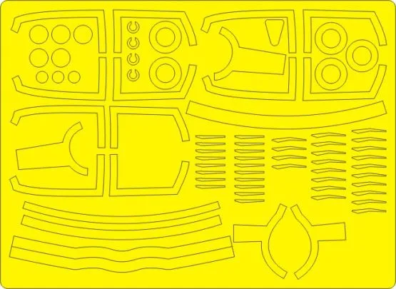 F-16B/D ADVANCED mask for Hasegawa 1:72
