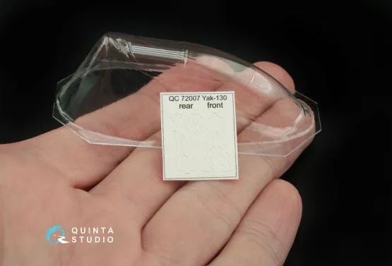 Yak-130 canopy for Zvezda 1:72