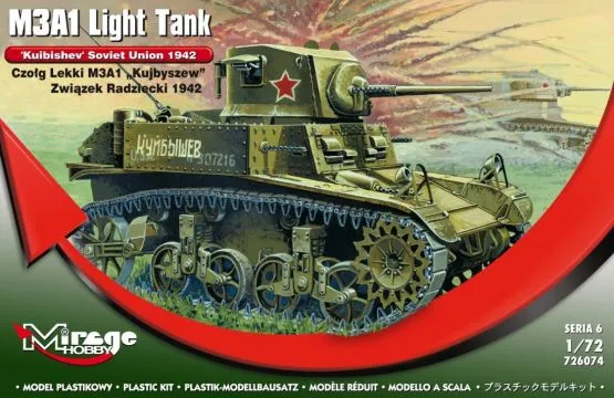 M3A1 Light Tank - KUIBISHEV 1:72