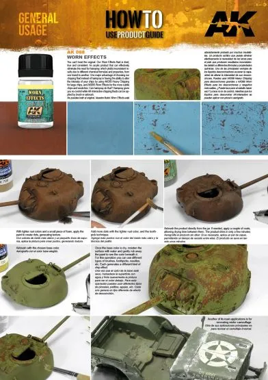 Worn Effect Acrylic Fluid