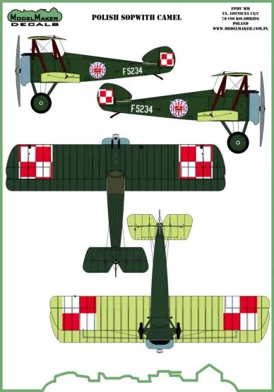 Sopwith Camel Polish Service 1:48