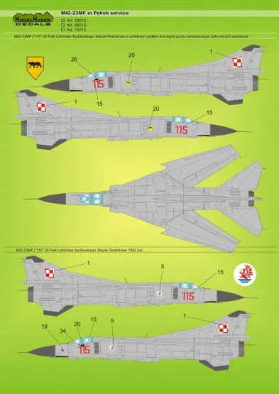 MiG-23MF in Polish service 1:48