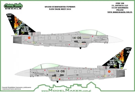EF Typhoon - NATO Tiger Meet 2016 (Spanish) 1:48