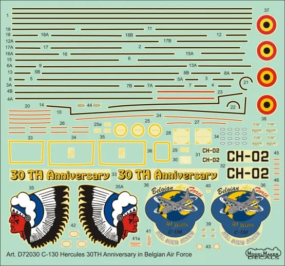 C-130 Hercules 30TH Anniversary 1:144