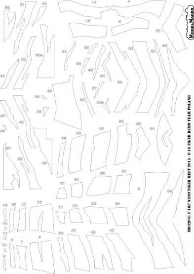 F-16 Tiger Demo Team Poland 1:32