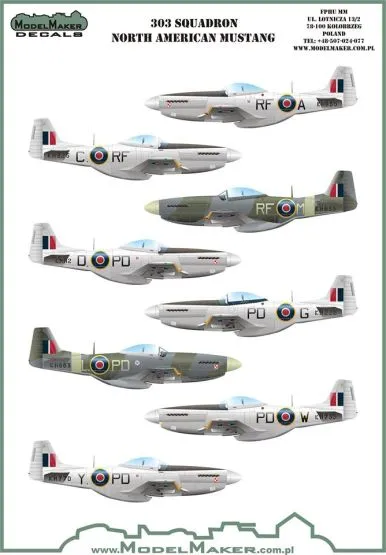 Mustang Mk IV - 303 Squadron 1:32