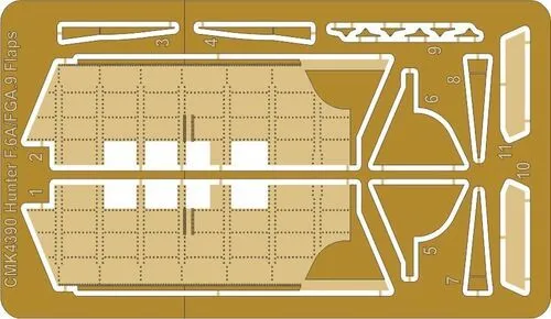 Hawker Hunter F.6A/FGA.9 Flaps Correction Set 1:48