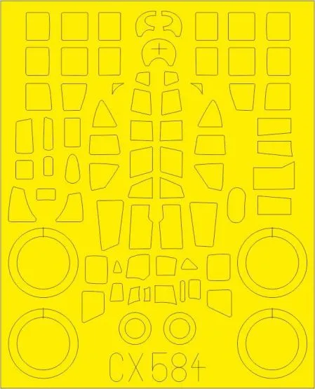Ju 88A-1 mask for Revell 1:72