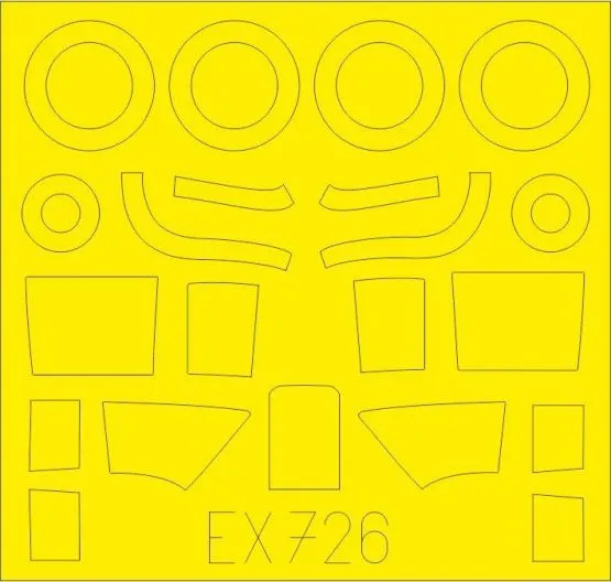 Beaufighter Mk.IF mask for Revell 1:48