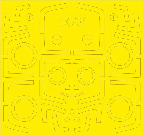 Su-27UB TFace mask for Kitty Hawk 1:48