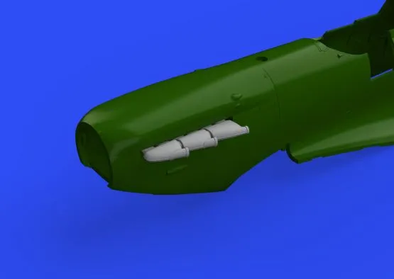 Spitfire Mk. I exhaust stacks for Eduard 1:48