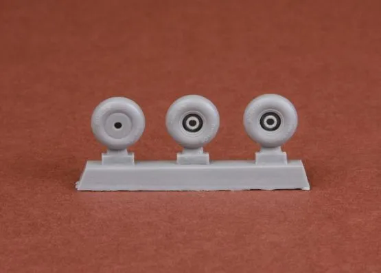 DH-82A Tiger Moth wheel set for Airfix 1:48