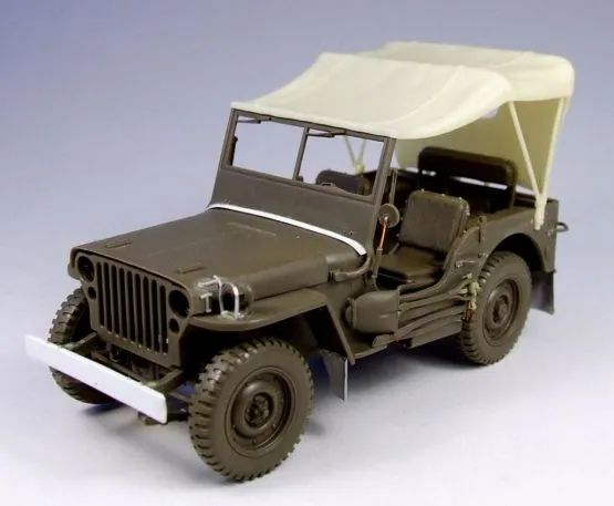 Willys Jeep Tarp Set & Masking Film for Tamiya 1:35