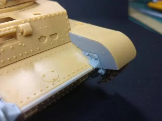 40M Turán / Zrínyi idler cover for Bronco 1:35