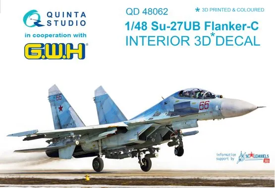 Su-27UB interior for G.W.H. 1:48