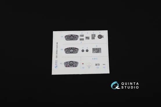 GAZ-66 interior for Trumpeter 1:35