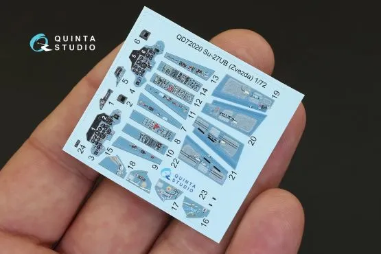 Su-27UB interior for Zvezda 1:72