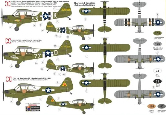 Piper L-4 „Grasshopper w/Bazookas 1:72