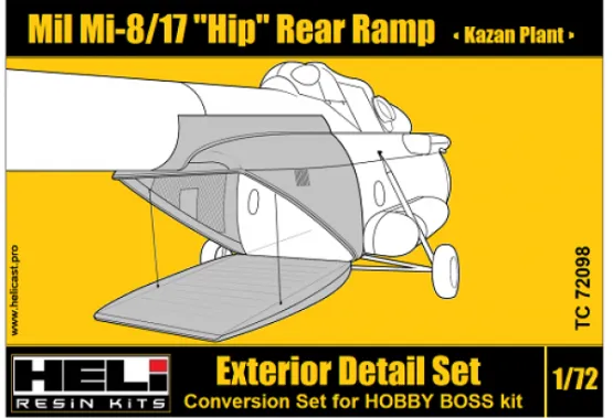 Mil Mi-8/17 rear ramp open (Kazan Plant) 1:72
