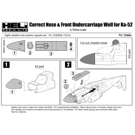Ka-52 correction set or Zvezda 1:72