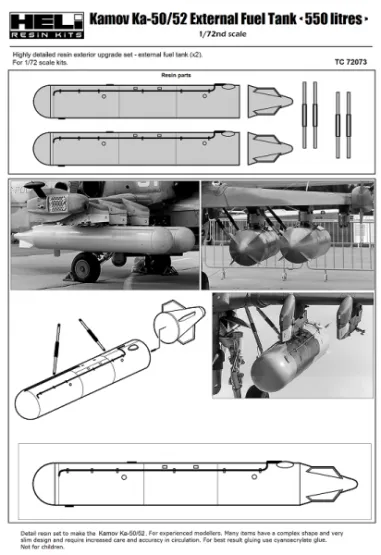 Ka-50/ 52 External Fuel Tank 1:72