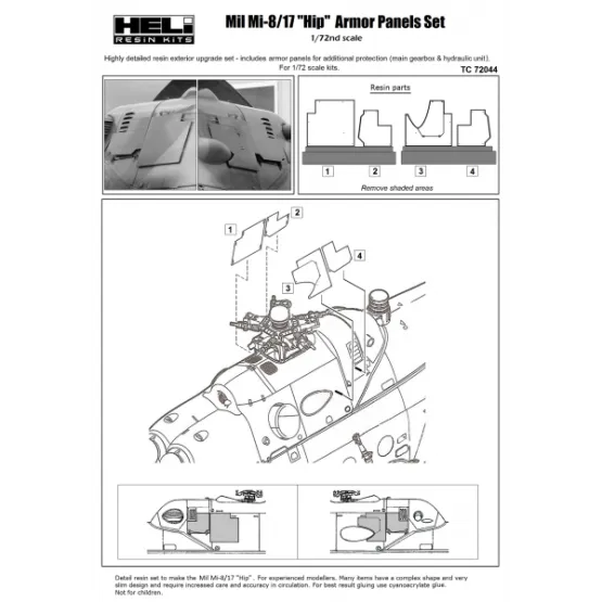 Mil Mi-8/17 Armor Planels 1:72