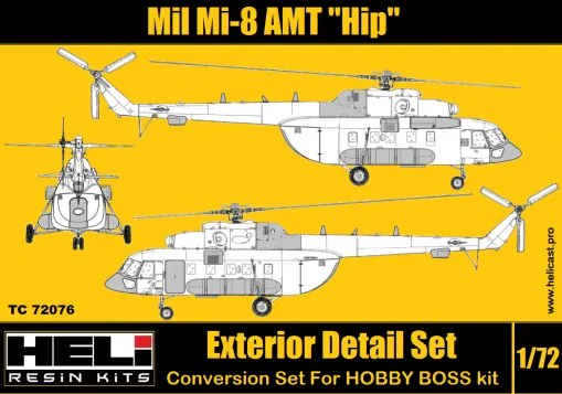 Mil Mi-8AMT Conversion for Hobby Boss 1:72
