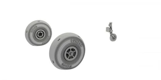 DH.82 Tiger Moth wheels 1:48