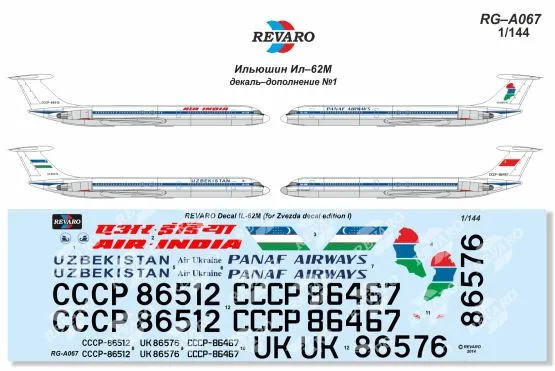 Il-62M International 1:144 Il-62M International 1:144