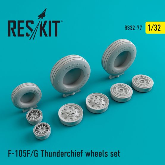 F-105F,G wheels set 1:32