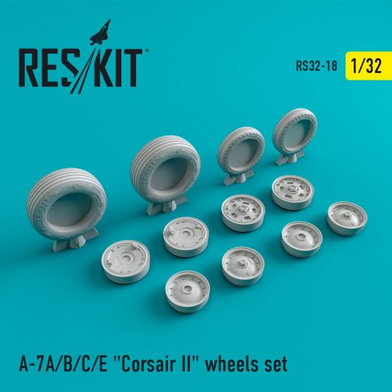 A-7 A/B/C/E Corsair II wheels set 1:32