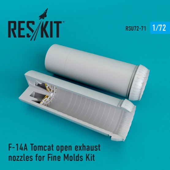 F-14A Tomcat open exhaust nozzles for Fine Molds 1:72
