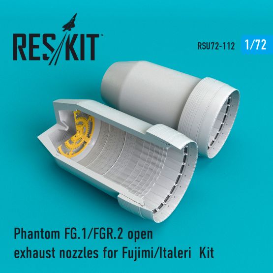 Phantom FG.1/FGR.2 open exhaust nozzles for Fujimi 1:72
