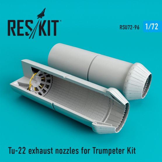 Tu-22 Blinder exhaust nozzles fo Trumpeter 1:72