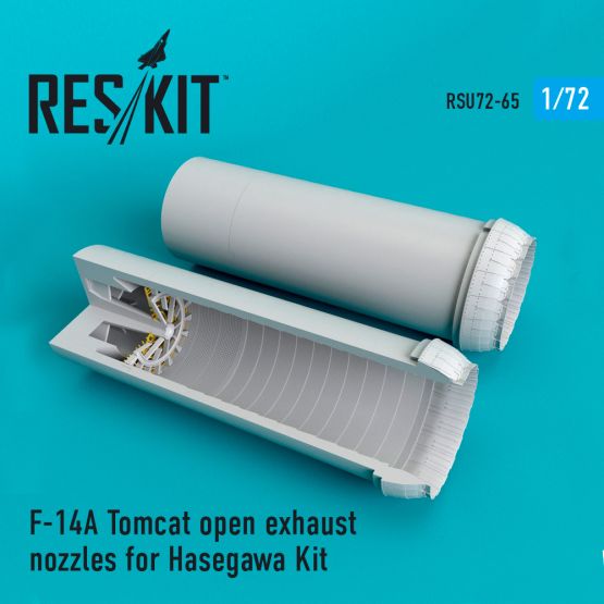 F-14A Tomcat open exhaust nozzles for Hasegawa 1:72